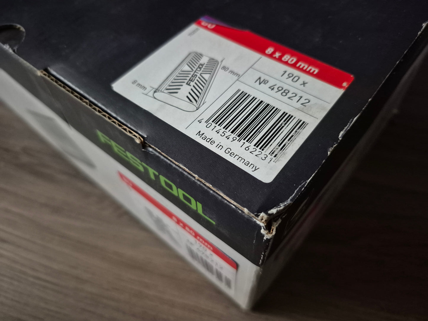 Festool 498212 Domino XL Beech Tenon, 8x22x80 (190X)