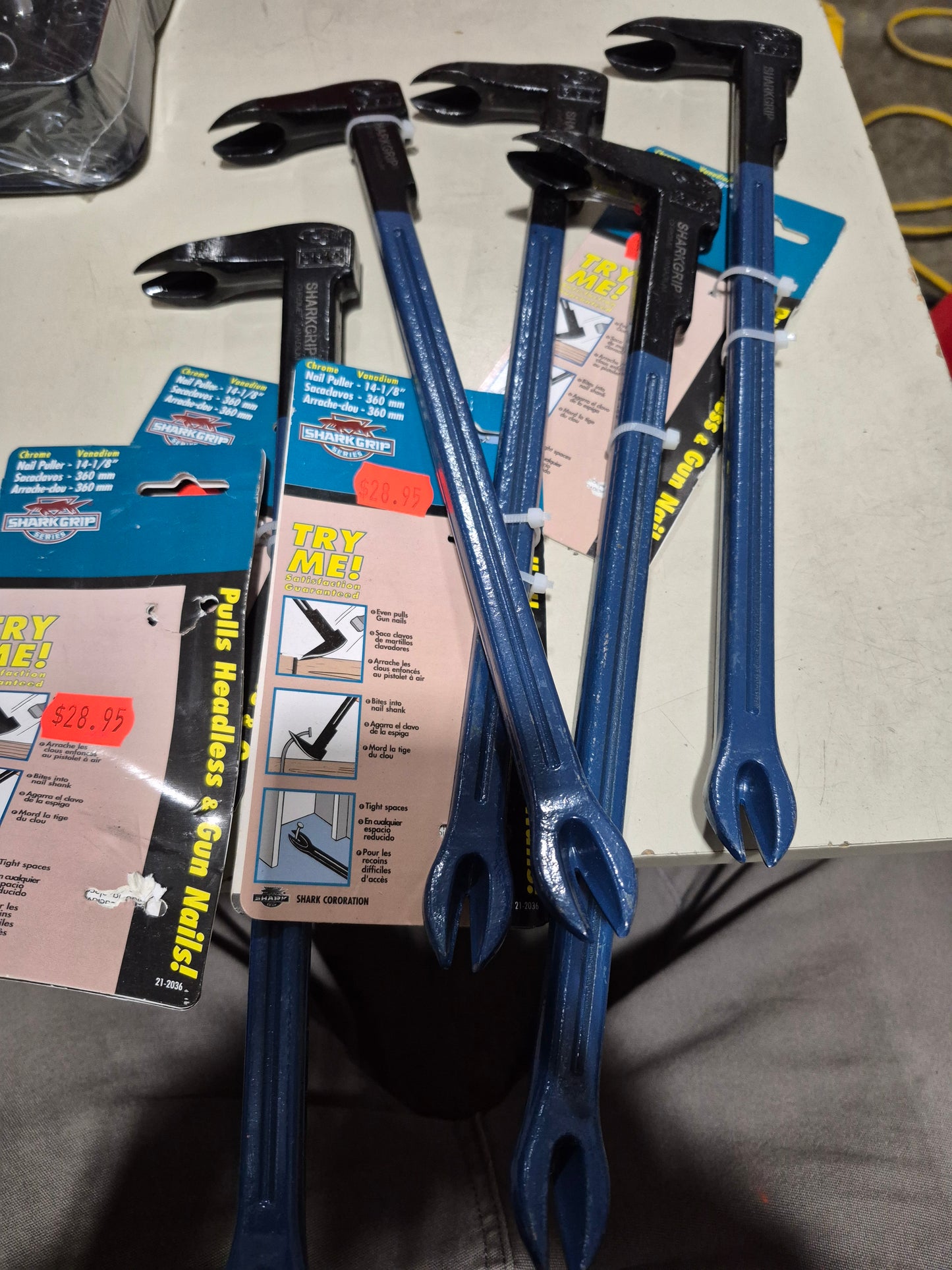 Shark grip 14" pry bar (5pcs)