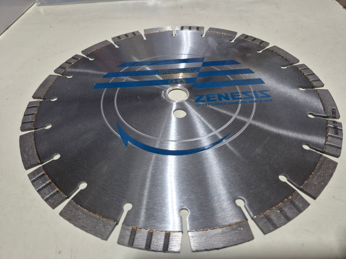 Diamond Vantage 1212BEDUZX4-2 ZENESIS diamond blade Concrete/Masonry arbor: 20mm/1"