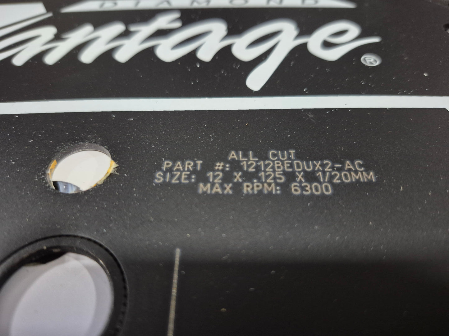 Diamond Vantage 1212bedux2-ac 12" blade abor: 1"/20mm