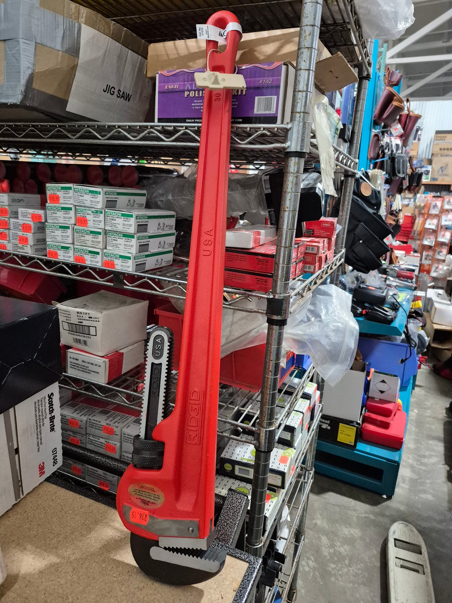 Ridgid 31035 36" straight pipe wrench made in USA 🇺🇸