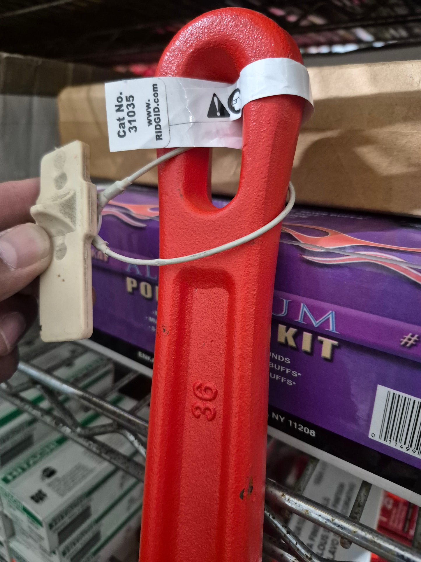 Ridgid 31035 36" straight pipe wrench made in USA 🇺🇸