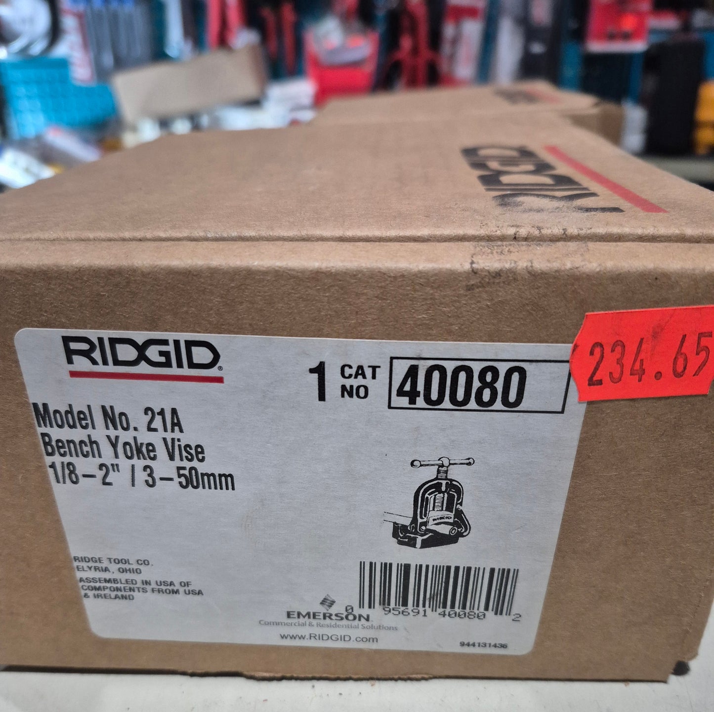 Ridgid 21A Bench Yoke Vise 40080 1/8-2" / 3-50mm made in USA 🇺🇸