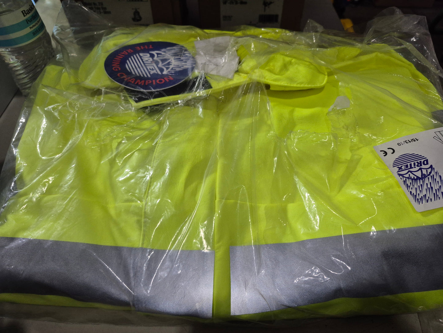 Dritex Flame & Rain Resistant Jacket S43Q, Fabric: W9SY size: large