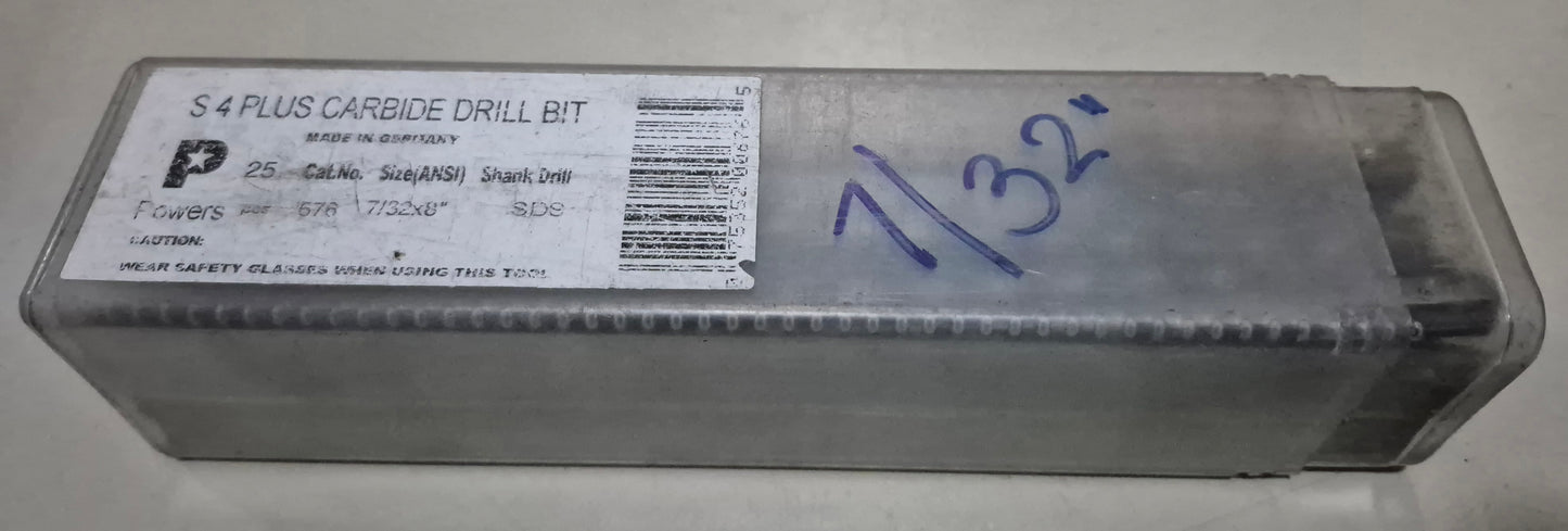 Powers (19pcs) 7/32×6×8 sds-plus bit for concrete (bundle)