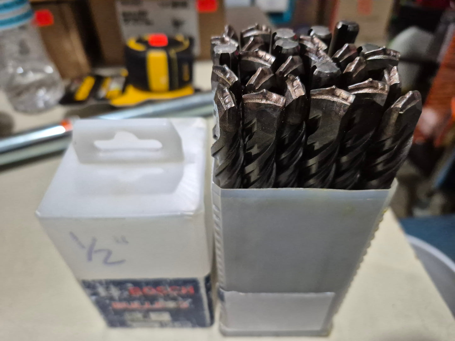 Bosch (28pcs)  1/2×4×7 sds-plus concrete bit hc2031 (bundled)
