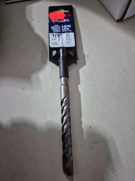 Bosch 1/2x4x6 sds plus concrete bit hc2081