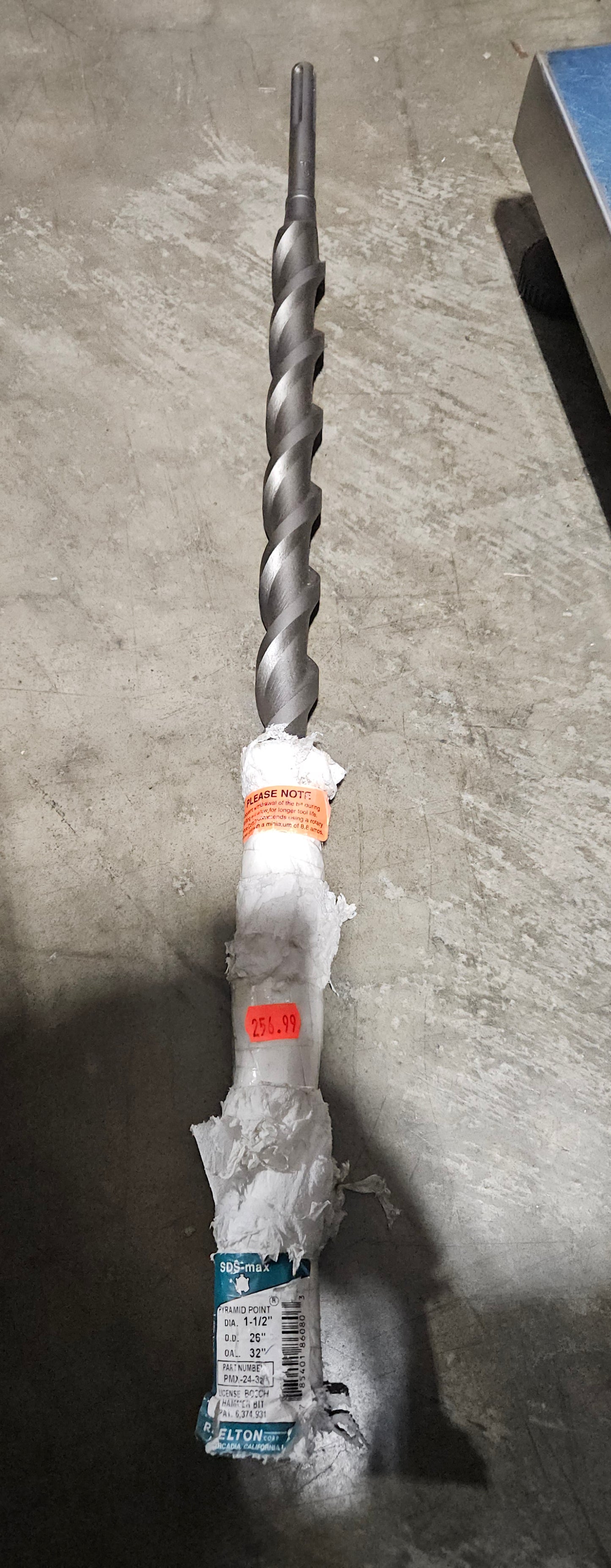 Relton 1-1/2x26x32 concrete bit sds-max PMX24-32