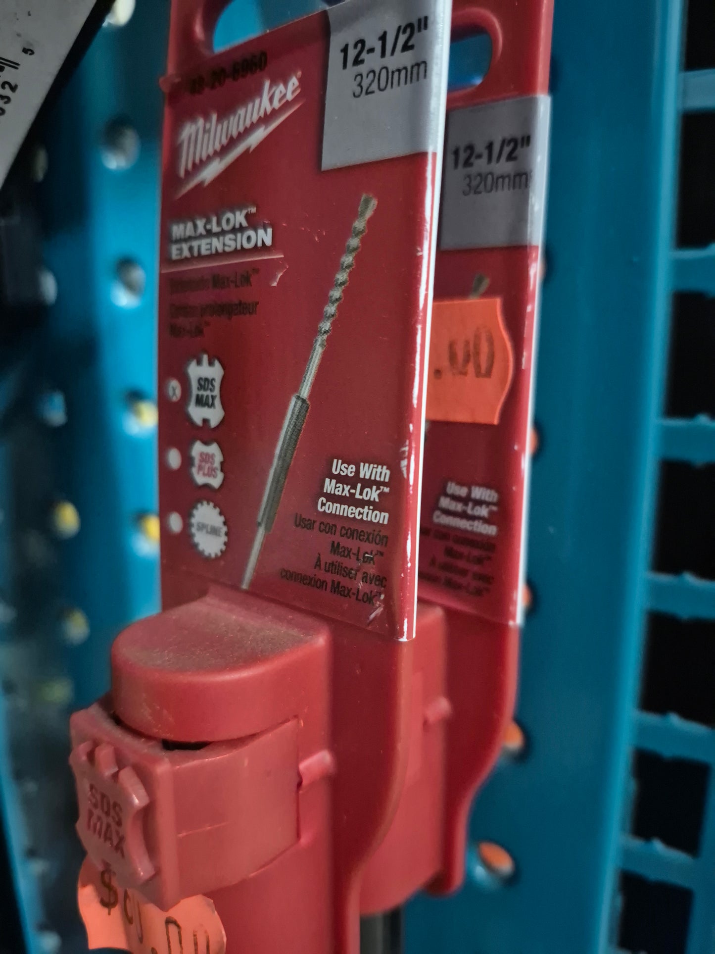 MILWAUKEE 12-1/2" sds-max extension 48-20-6960 MAX-LOK