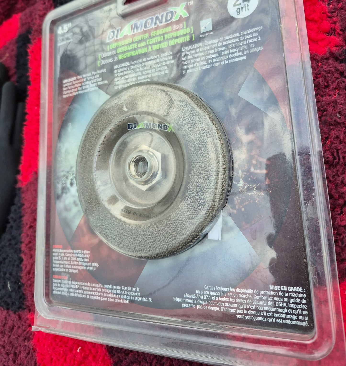 Diamond Vantage 4.5" Diamond 24grit for steel