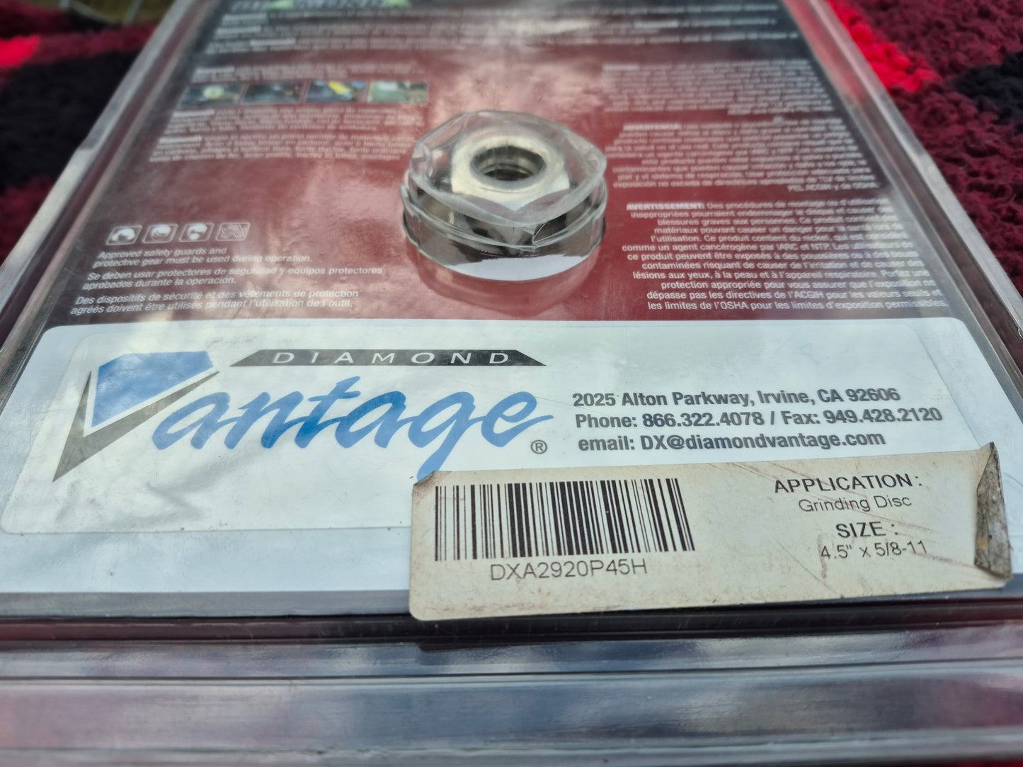 Diamond Vantage 4.5" Diamond 24grit for steel