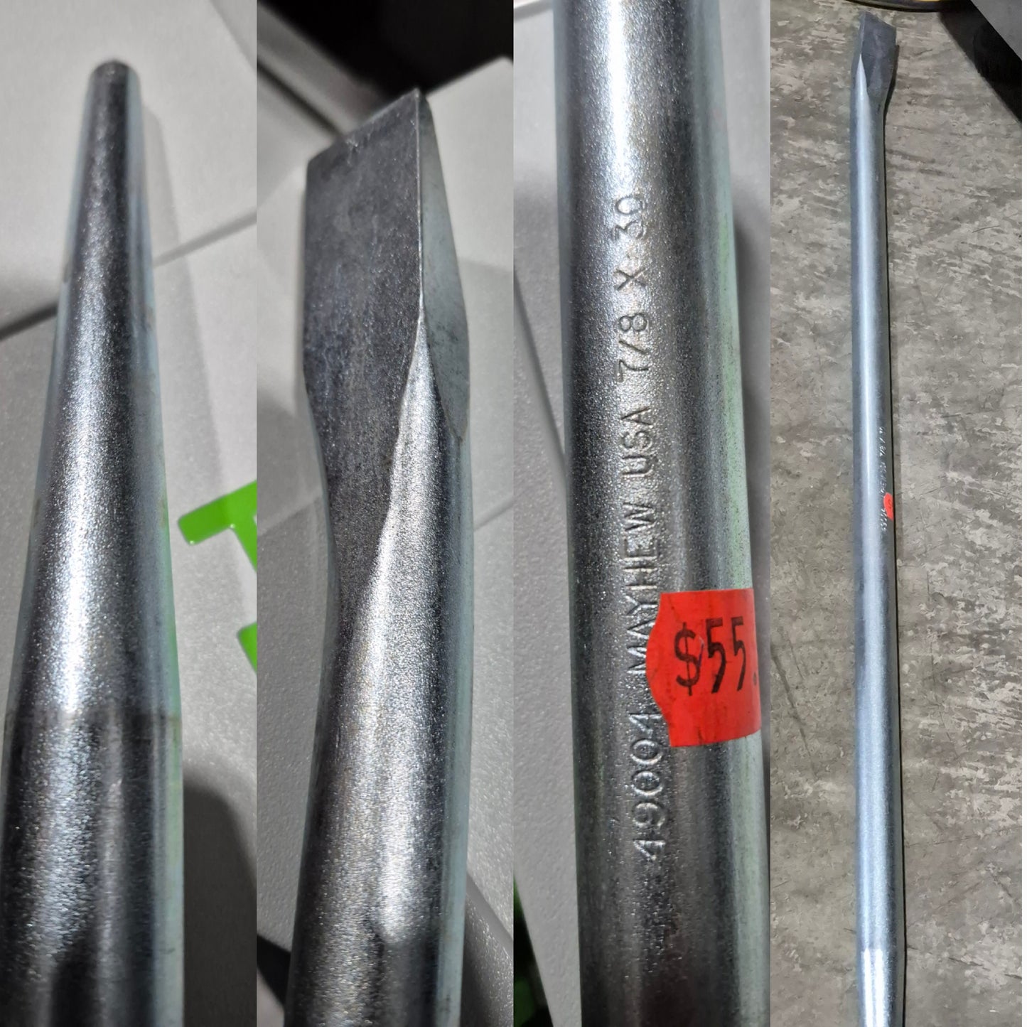 Mayhew 30"×7/8" Jimmy Bar sleever bar US made.