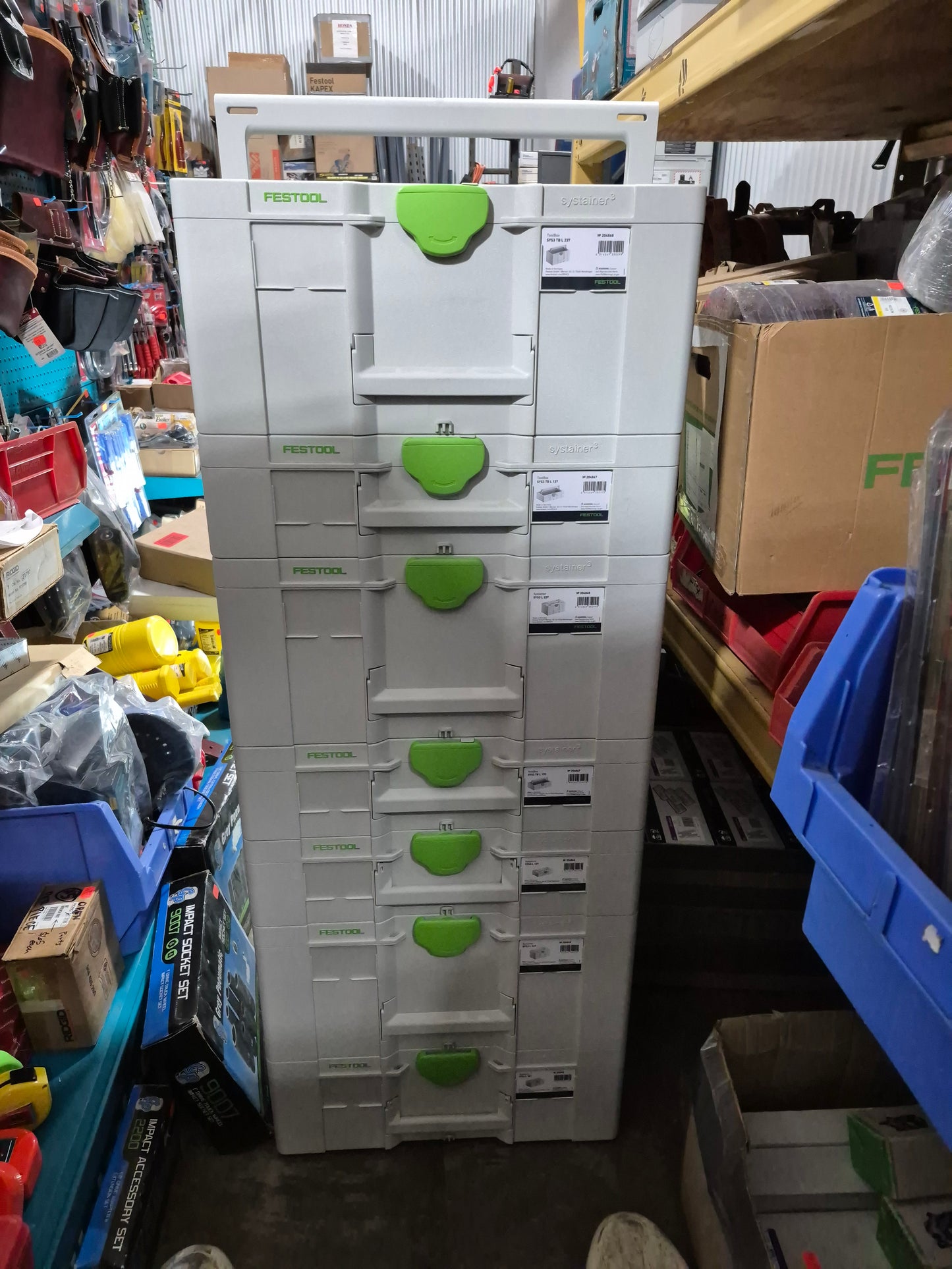 Festool tool box organizer 7pcs bundled systainer3 (all new)