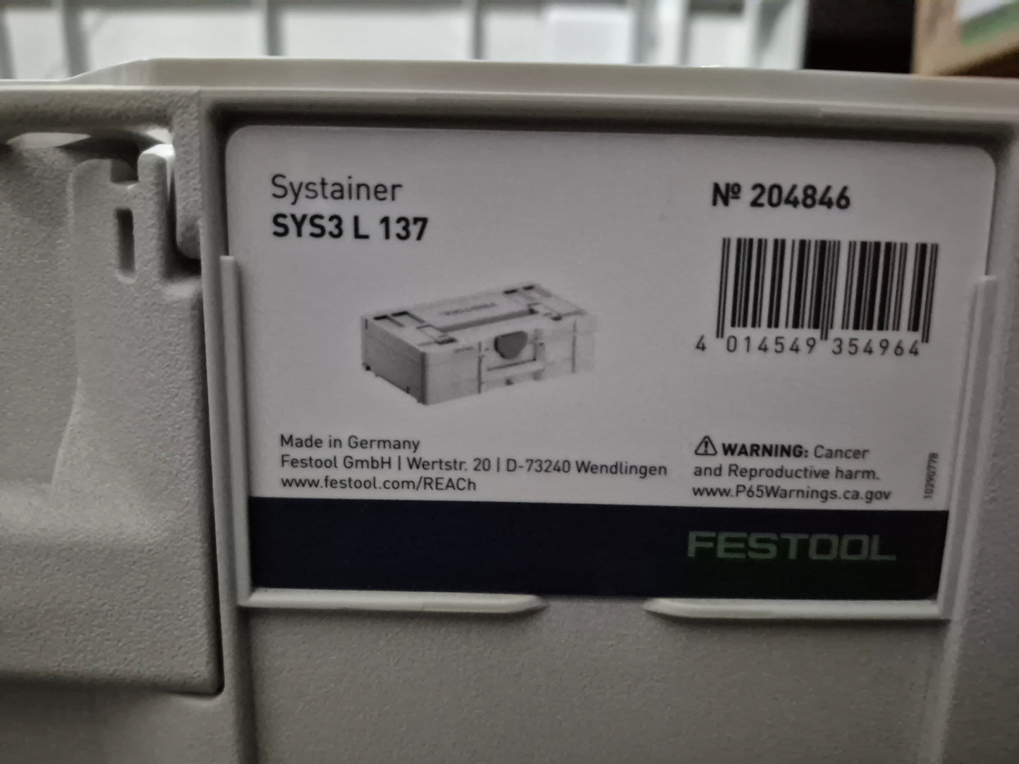 Festool tool box organizer 7pcs bundled systainer3 (all new)