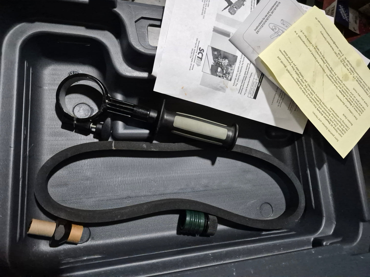 Concrete Drill. Made in Germany. Diamond Product #4244017 core drill machine with case.