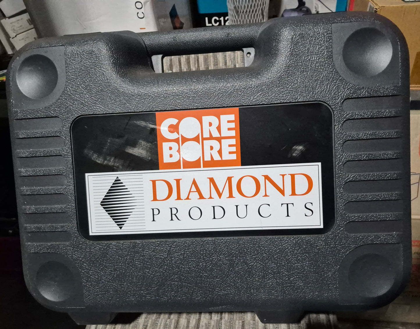 Concrete Drill. Made in Germany. Diamond Product #4244017 core drill machine with case.