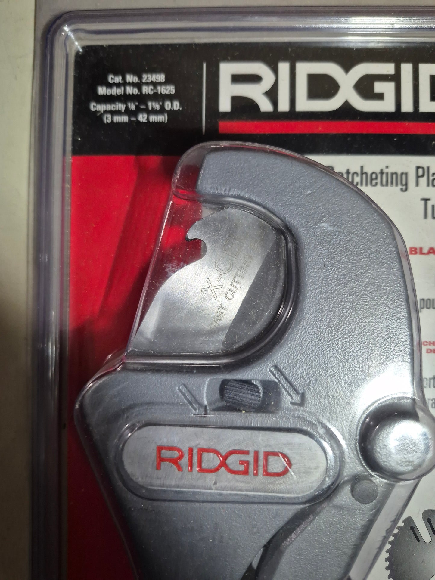 Ridgid 32498 model rc-1625 Ratcheting plastic pipes & Tubing cutter