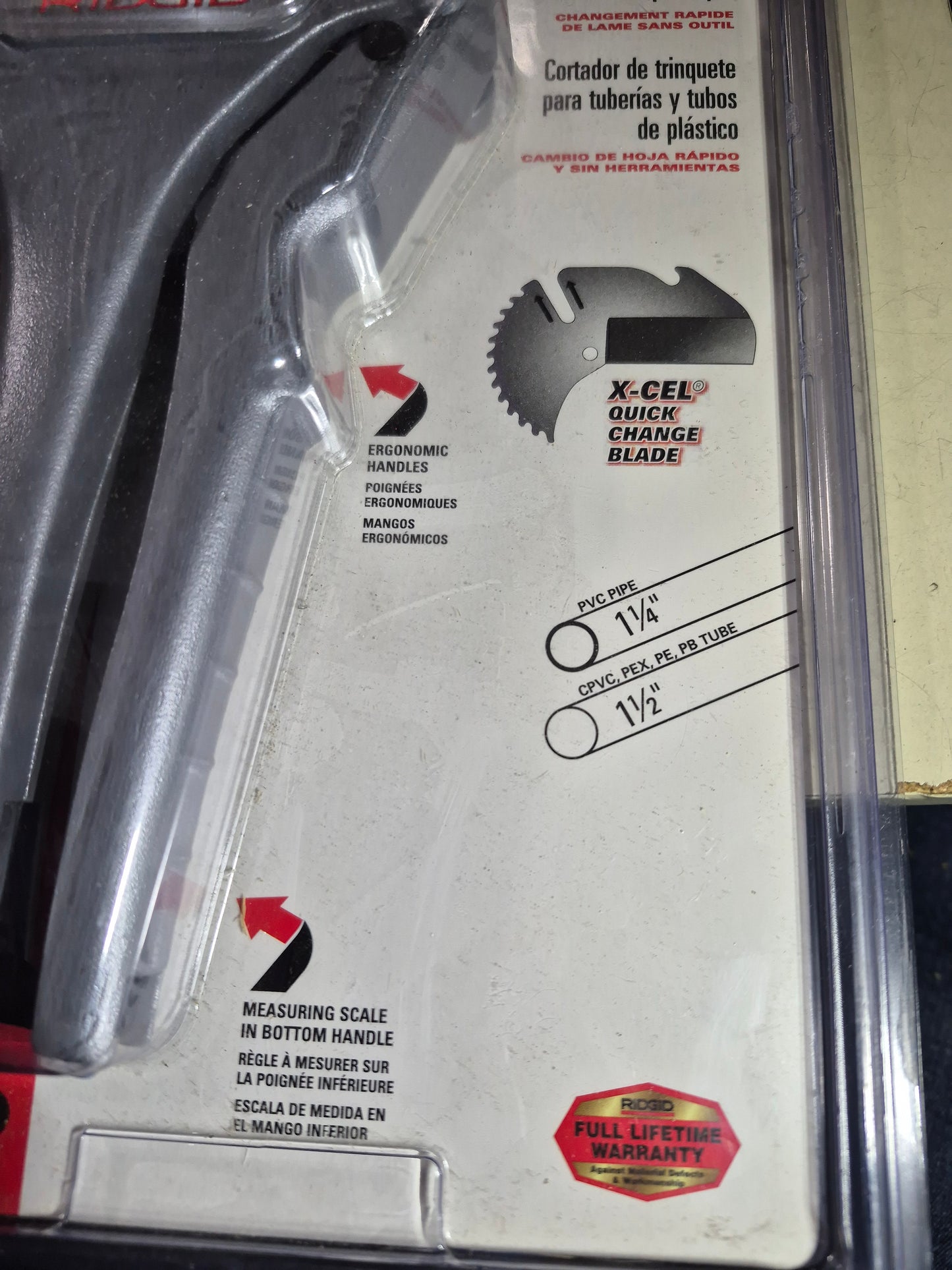 Ridgid 32498 model rc-1625 Ratcheting plastic pipes & Tubing cutter
