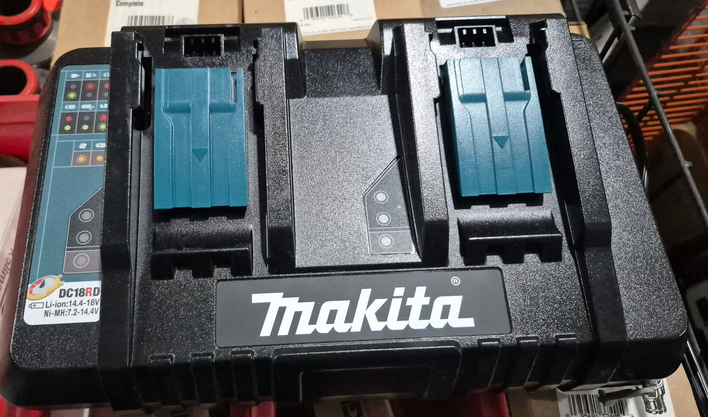 Makita 18v dual charger DC18RD