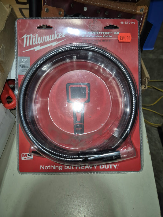 Milwaukee 8' extension for m12 camera 12v