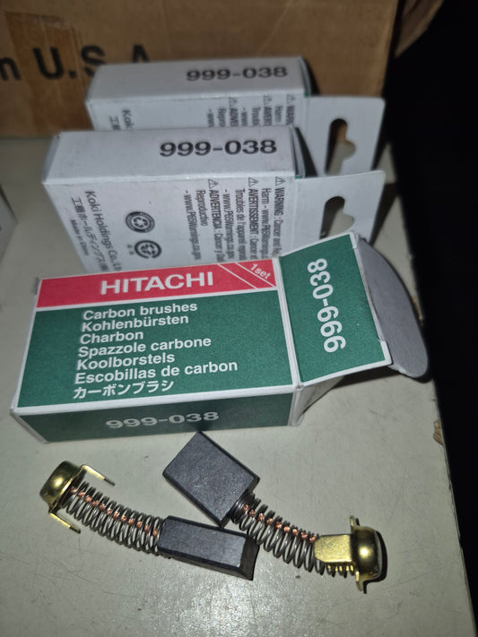 Hitachi 999038 carbon brush pair