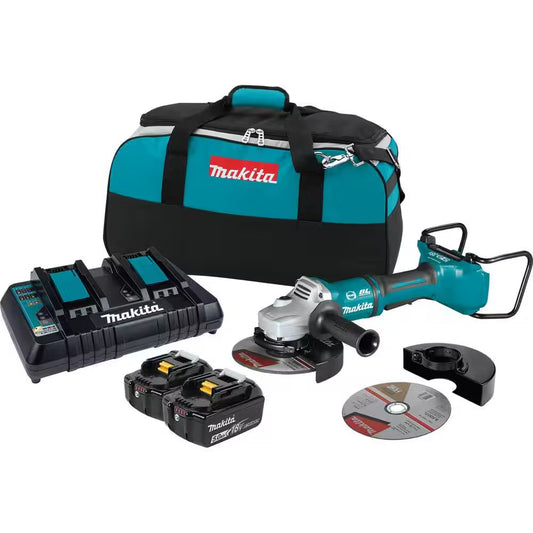 MAKITA XAG12Z1 18V 5.0Ah X2 LXT Lithium-Ion (36V) Brushless Angle Grinder Kit