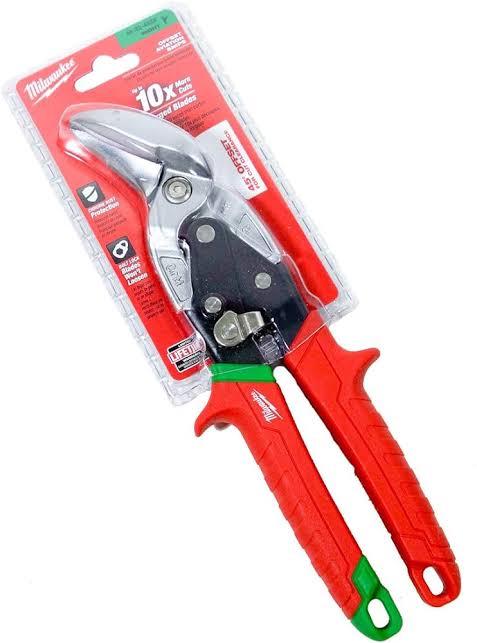 MILWAUKEE 48224522 250mm OFFSET RIGHT TIN SNIPS