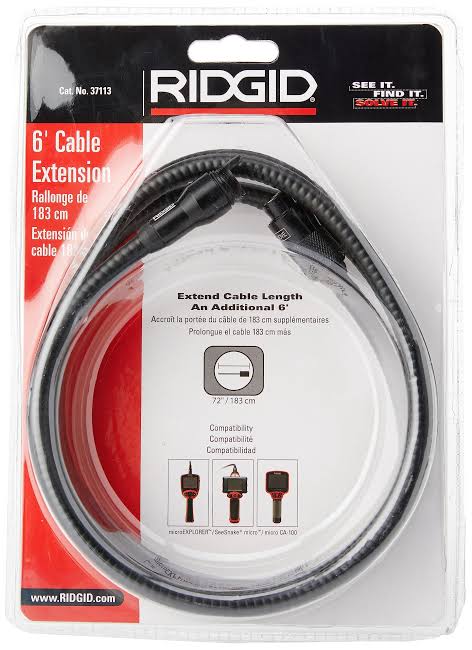 RIDGID 37113- 6” CABLE EXTENSION