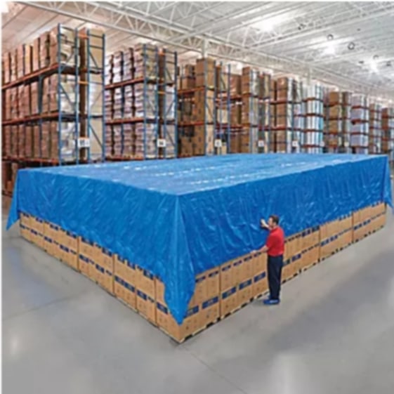 Grip rite 40"x60" blue tarp