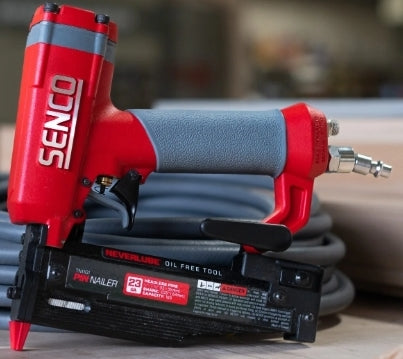 $159 SENCO TN11G1 - 23 GAUGE HEADLESS PIN NAILER WITH CASE (OIL FREE)(open box, display)