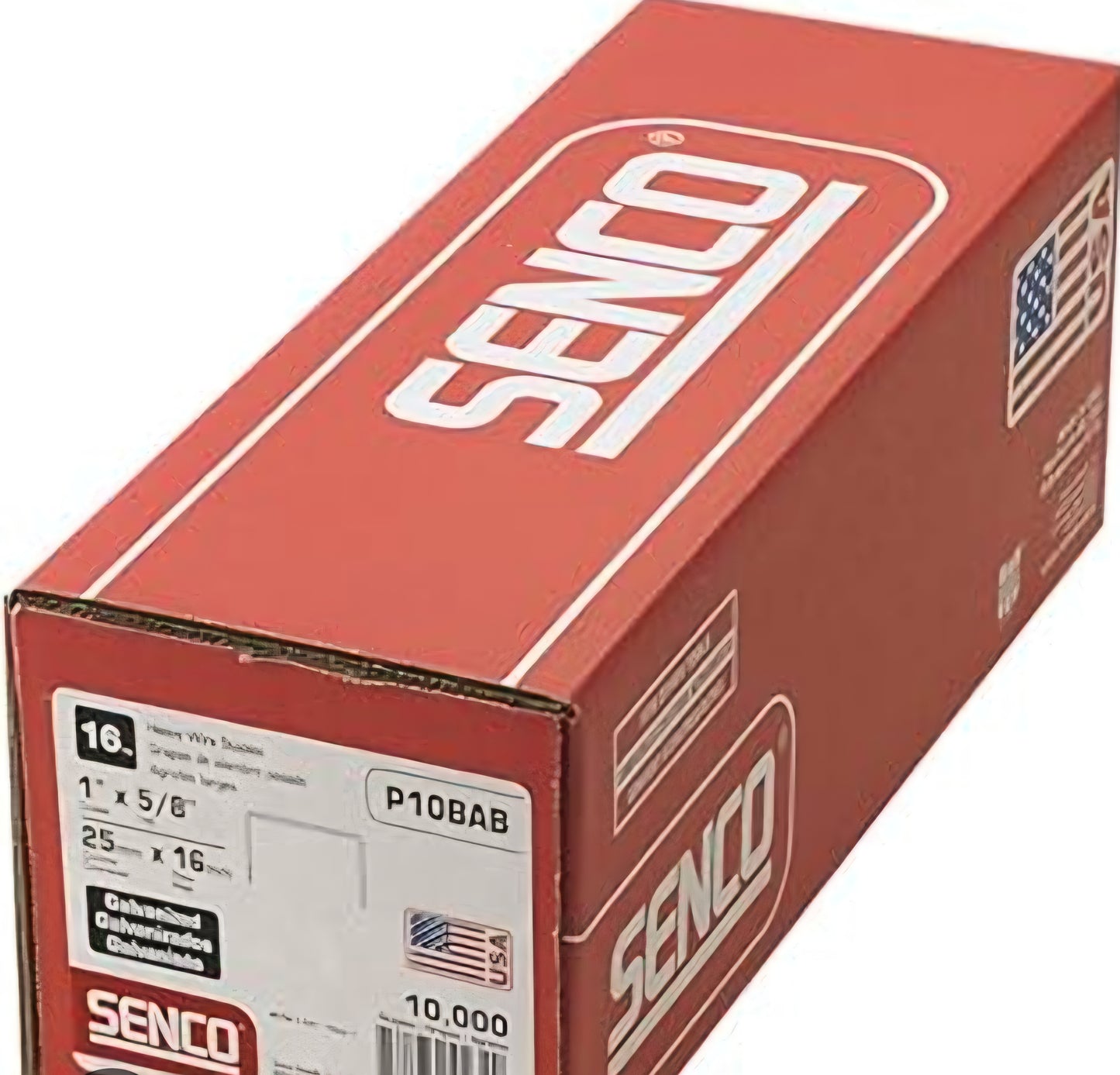 Senco P10BAB 1"x5/8" 16ga 10,000 staples galvanized madenin USA