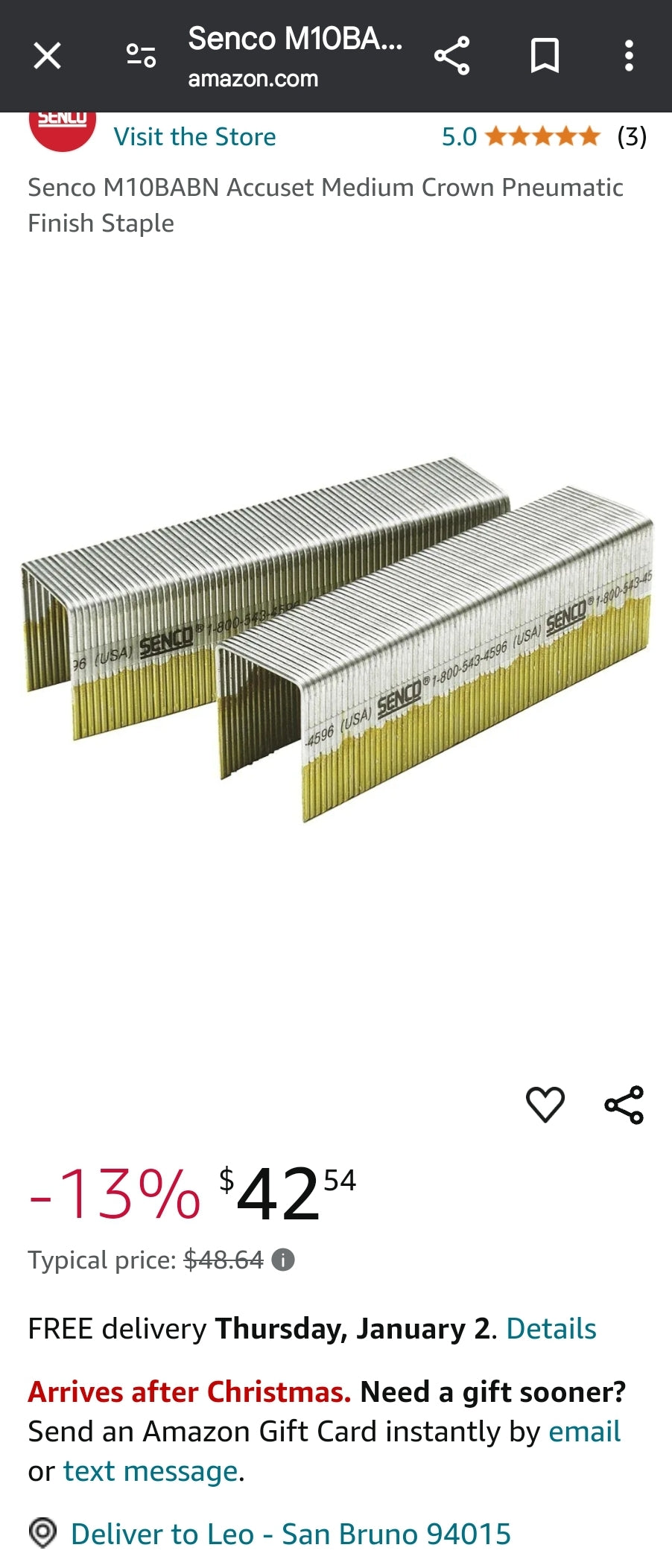 Senco M10BABN