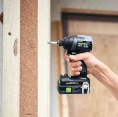 Festool 576494 TID 18 Impact Driver & T 18 HPC Drill/Driver Combo Kit, with (2) 4.0Ah Batteries and Systainer3 18v