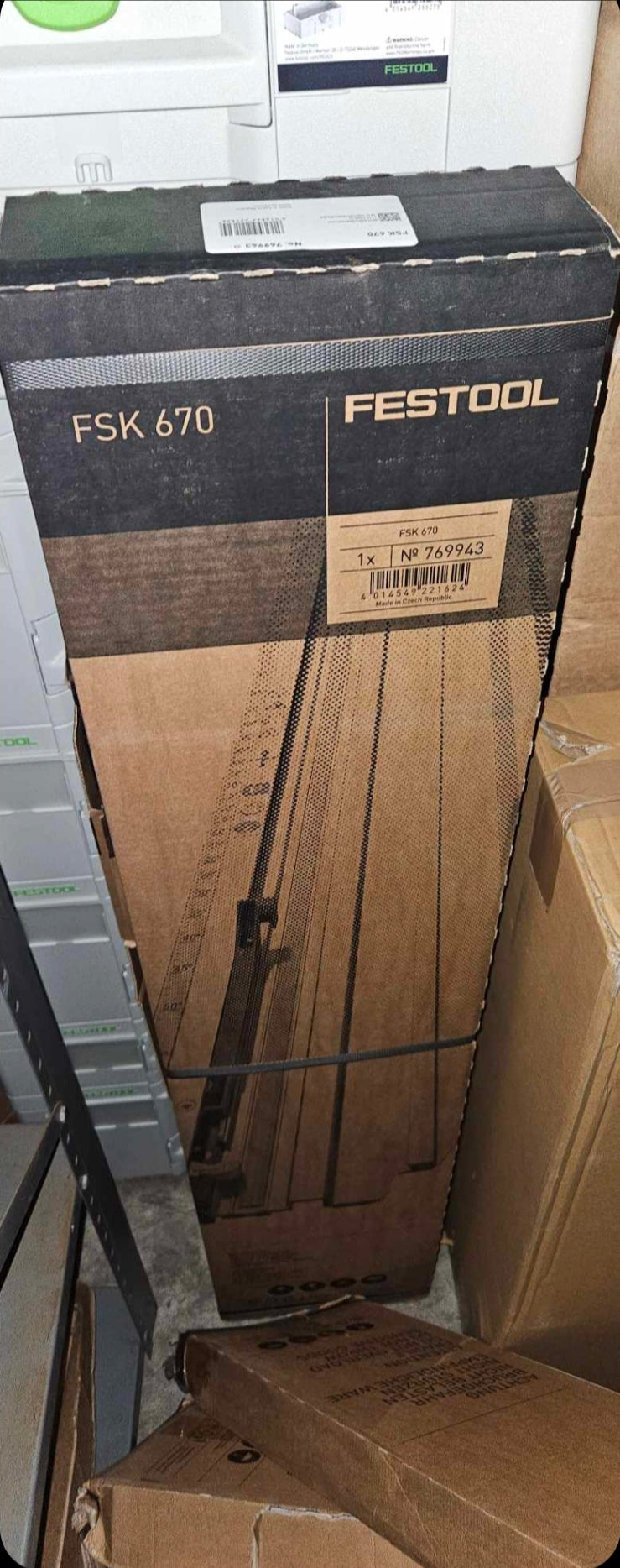 The Festool 769943 FSK 670 Guide Rail for HK/HKC Circular Track Saws and TS 60 Track Saws