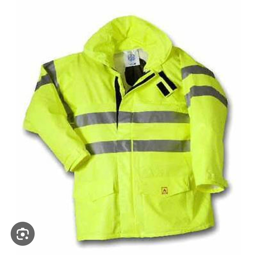Dritex Flame & Rain Resistant Jacket S43Q, Fabric: W9SY size: large