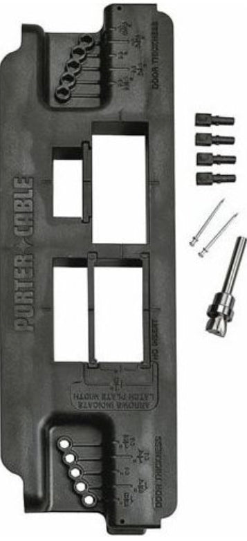Porter Cable strike and latch plate template kit 59375
