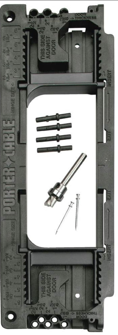 Porter Cable door hinge template kit