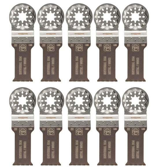 Fein E-Cut Universal 222 Saw Blade with Bi Metal Toothing for Various Applications
Item No.SKU# 63502222290