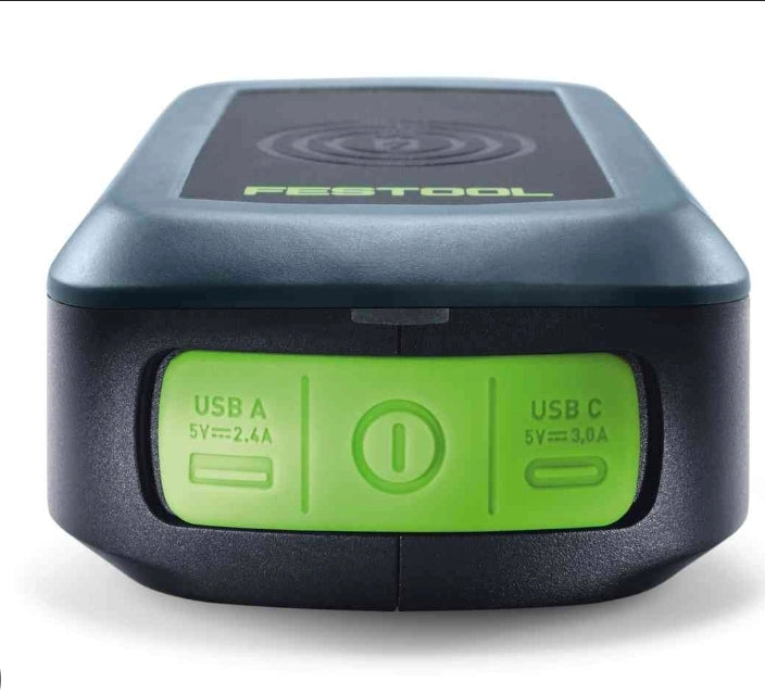Festool 577155 PHC 18 Phone Charger USB A / USB C
