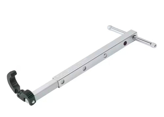 RIDGID 31175 Model 1017 Fold Over Basin Adjustable 10" To 17" Pipe Wrench, Silver, Made In The USA