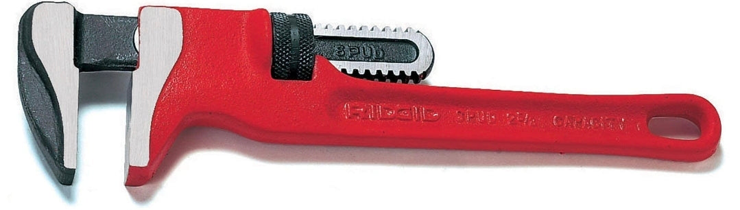 RIDGID 21400
12 in. Spud Wrench Plumbing Pipe Tool with Smooth, Narrow Jaws for 3/8 in. to 2-5/8 in. Pipe Capacity
