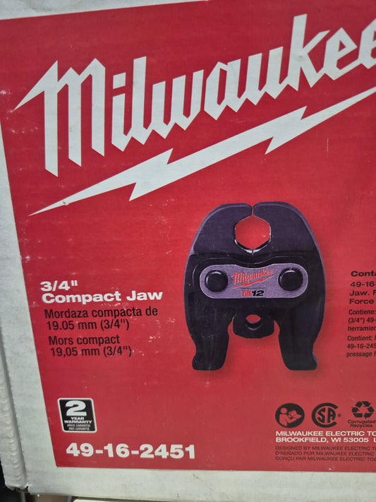 Milwaukee 3/4" compact jaw 49-16-2451