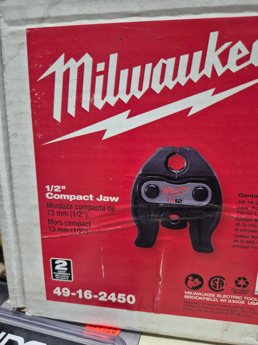 Milwaukee 1/2" compact jaw accessory for m12 press