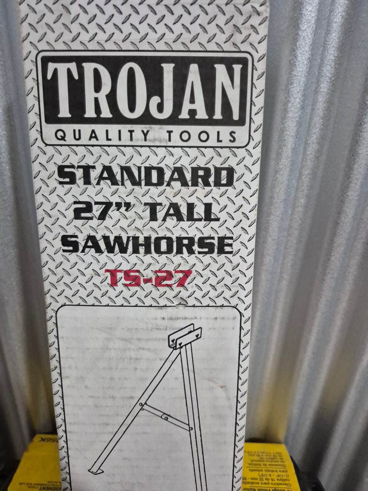 Trojan ts-27 27" tall saw horse pair