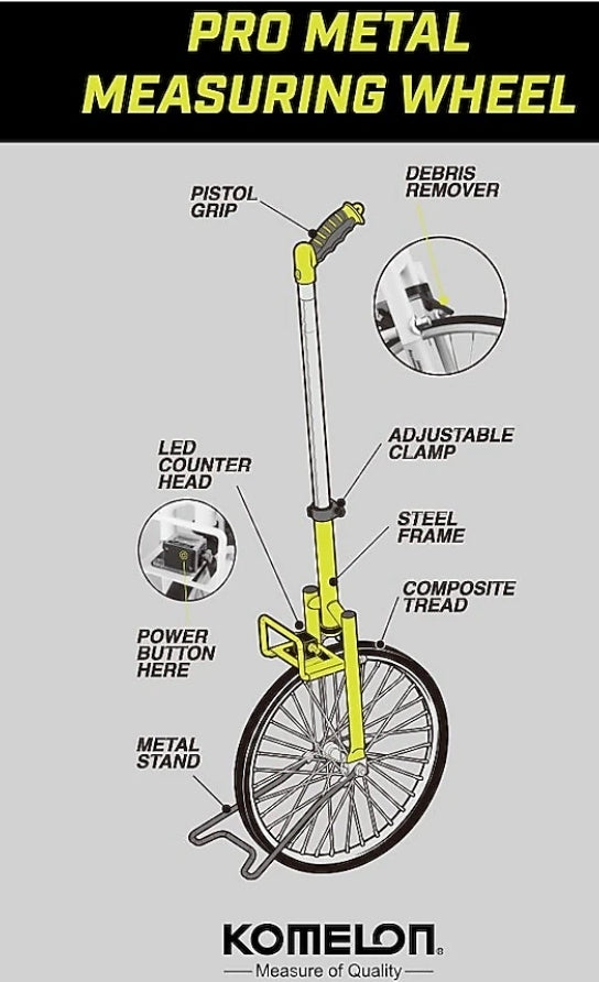 Komelon MMW15 MEASURING WHEEL