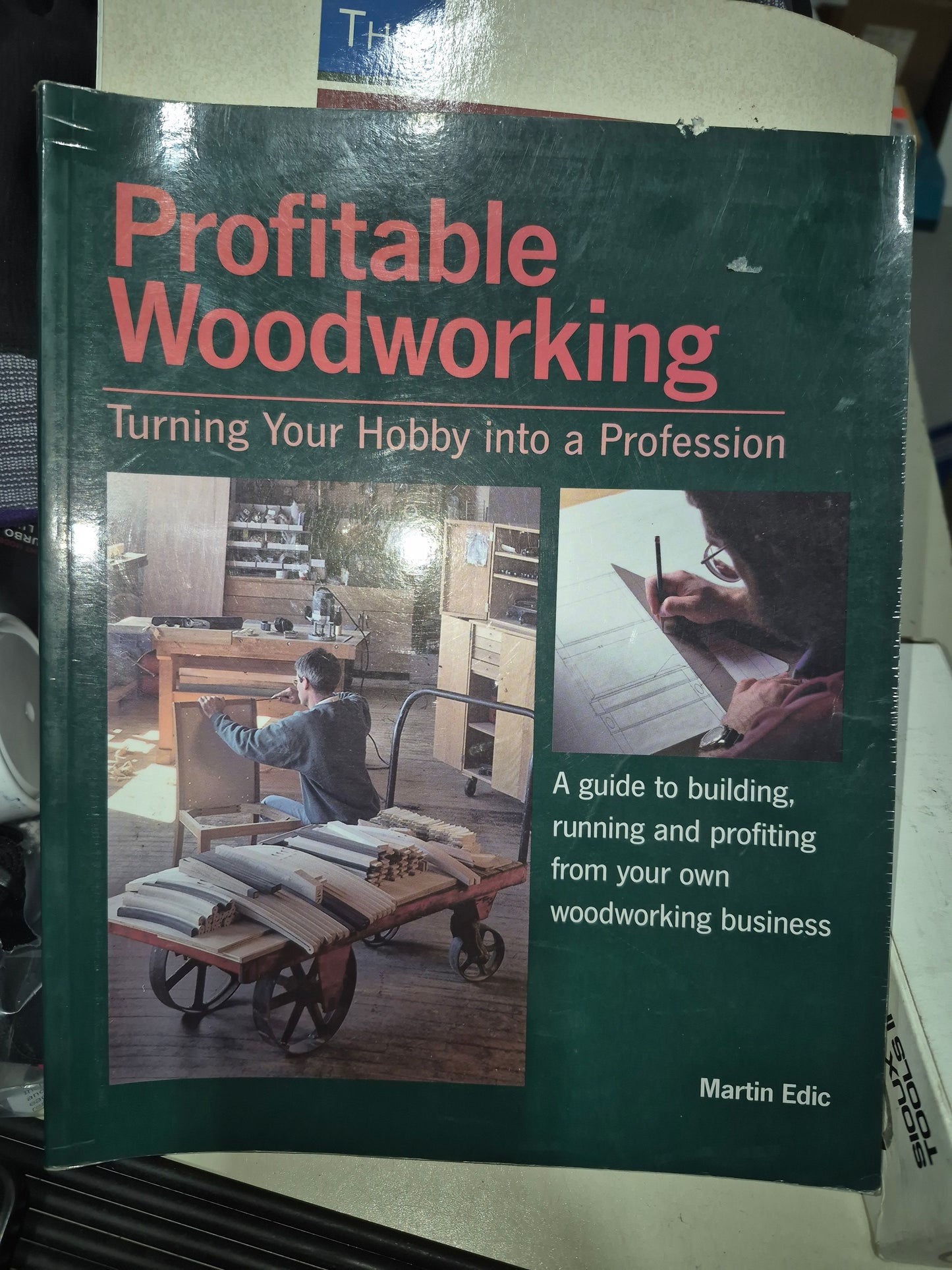 3 pcs of Books woodworking and furniture for marketing and profitable