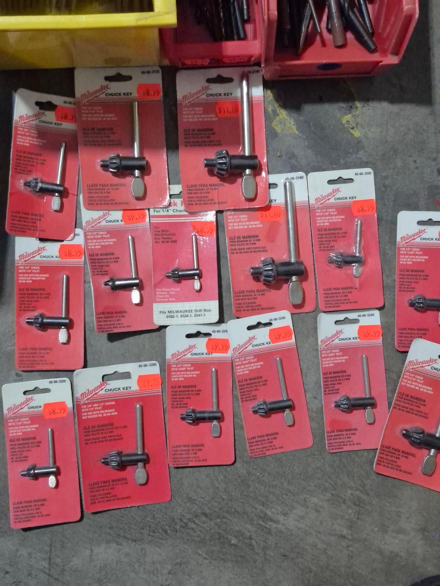 Chuck key variety 15pcs