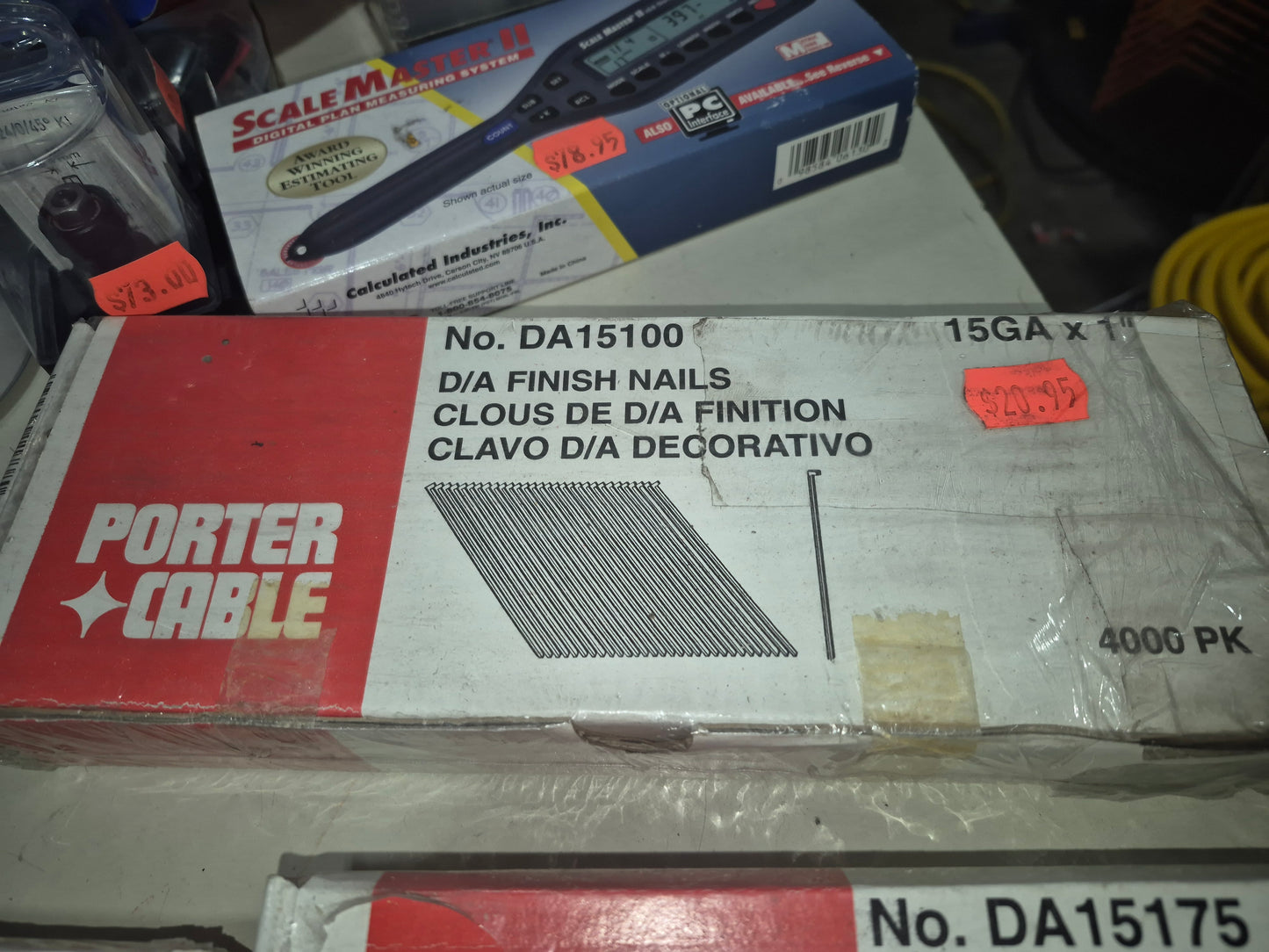 15 gauge nails 1" 4,000 bright basic