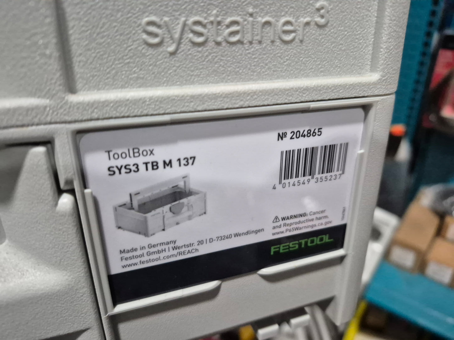 Festool 204865 systainer open top