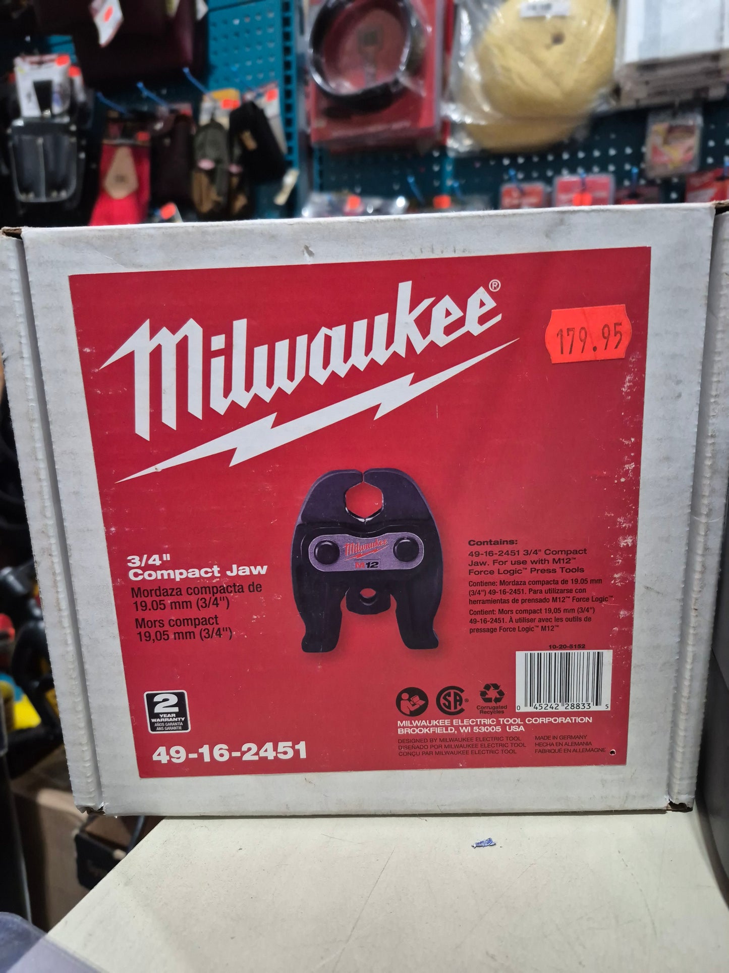 Milwaukee 3/4" compact jaw 49-16-2451